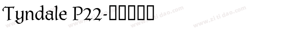 Tyndale P22字体转换